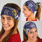 Personalized Melbourne Storm Rugby Neck Gaiter Urban Street Graffiti Style - Distressed Splatter Elements
