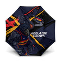 Adelaide Football Club Umbrella Crows Muscular Mascot Graphic - Abstract Paint Splatter Art