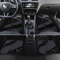 Collingwood Football Club Car Mats Magpies Muscular Mascot Graphic - Abstract Paint Splatter Art