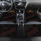 Hawthorn Football Club Car Mats Hawks Muscular Mascot Graphic - Abstract Paint Splatter Art