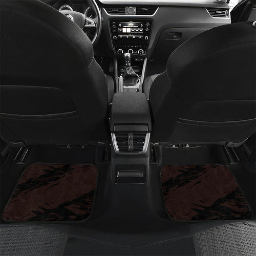 Hawthorn Football Club Car Mats Hawks Muscular Mascot Graphic - Abstract Paint Splatter Art