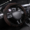 Hawthorn Football Club Steering Wheel Cover Hawks Muscular Mascot Graphic - Abstract Paint Splatter Art