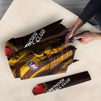 Hawthorn Football Club Umbrella Hawks Muscular Mascot Graphic - Abstract Paint Splatter Art