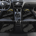 Richmond Football Club Car Mats Tigers Muscular Mascot Graphic - Abstract Paint Splatter Art