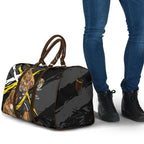 Richmond Football Club Travel Bag Tigers Muscular Mascot Graphic - Abstract Paint Splatter Art