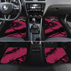 Brisbane Lions Car Mats Lions Muscular Mascot Graphic - Abstract Paint Splatter Art