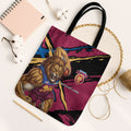 Brisbane Lions Tote Bag Lions Muscular Mascot Graphic - Abstract Paint Splatter Art