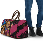 Brisbane Lions Travel Bag Lions Muscular Mascot Graphic - Abstract Paint Splatter Art