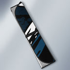 Carlton Football Club Auto Sun Shade Blues Muscular Mascot Graphic - Abstract Paint Splatter Art