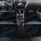 Carlton Football Club Car Mats Blues Muscular Mascot Graphic - Abstract Paint Splatter Art