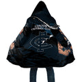 Carlton Football Club Cloak Blues Muscular Mascot Graphic - Abstract Paint Splatter Art