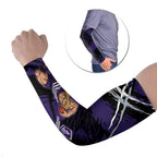 Fremantle Football Club Arm Sleeves Dockers Muscular Mascot Graphic - Abstract Paint Splatter Art