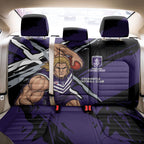 Fremantle Football Club Back Car Seat Cover Dockers Muscular Mascot Graphic - Abstract Paint Splatter Art