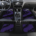 Fremantle Football Club Car Mats Dockers Muscular Mascot Graphic - Abstract Paint Splatter Art