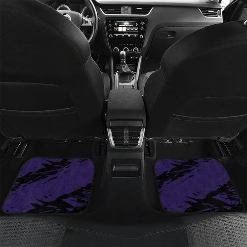 Fremantle Football Club Car Mats Dockers Muscular Mascot Graphic - Abstract Paint Splatter Art
