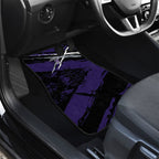 Fremantle Football Club Car Mats Dockers Muscular Mascot Graphic - Abstract Paint Splatter Art