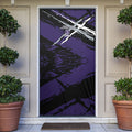Fremantle Football Club Door Cover Dockers Muscular Mascot Graphic - Abstract Paint Splatter Art