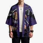 Fremantle Football Club Kimono Dockers Muscular Mascot Graphic - Abstract Paint Splatter Art