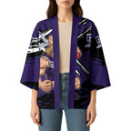 Fremantle Football Club Kimono Dockers Muscular Mascot Graphic - Abstract Paint Splatter Art