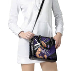 Fremantle Football Club Shoulder Handbag Dockers Muscular Mascot Graphic - Abstract Paint Splatter Art