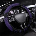 Fremantle Football Club Steering Wheel Cover Dockers Muscular Mascot Graphic - Abstract Paint Splatter Art
