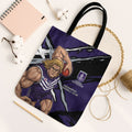 Fremantle Football Club Tote Bag Dockers Muscular Mascot Graphic - Abstract Paint Splatter Art