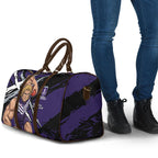 Fremantle Football Club Travel Bag Dockers Muscular Mascot Graphic - Abstract Paint Splatter Art
