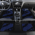 Geelong Football Club Car Mats Cats Muscular Mascot Graphic - Abstract Paint Splatter Art