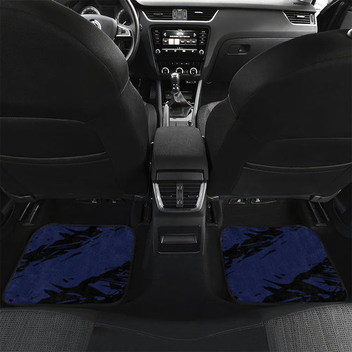 Geelong Football Club Car Mats Cats Muscular Mascot Graphic - Abstract Paint Splatter Art