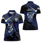 Geelong Football Club Women Polo Shirt Cats Muscular Mascot Graphic - Abstract Paint Splatter Art