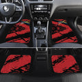 Gold Coast Suns Car Mats Suns Muscular Mascot Graphic - Abstract Paint Splatter Art