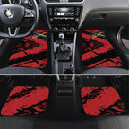 Gold Coast Suns Car Mats Suns Muscular Mascot Graphic - Abstract Paint Splatter Art