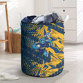 Parramatta Eels Rugby Laundry Basket Fierce Mascot Geometric Tribal Art