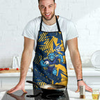 Parramatta Eels Rugby Apron Fierce Mascot Geometric Tribal Art