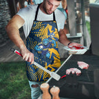 Parramatta Eels Rugby Apron Fierce Mascot Geometric Tribal Art