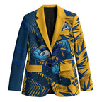 Parramatta Eels Rugby Blazer Fierce Mascot Geometric Tribal Art