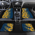 Parramatta Eels Rugby Car Mats Fierce Mascot Geometric Tribal Art