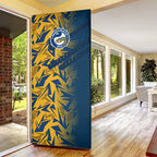 Parramatta Eels Rugby Door Cover Fierce Mascot Geometric Tribal Art