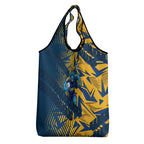 Parramatta Eels Rugby Grocery Bag Fierce Mascot Geometric Tribal Art
