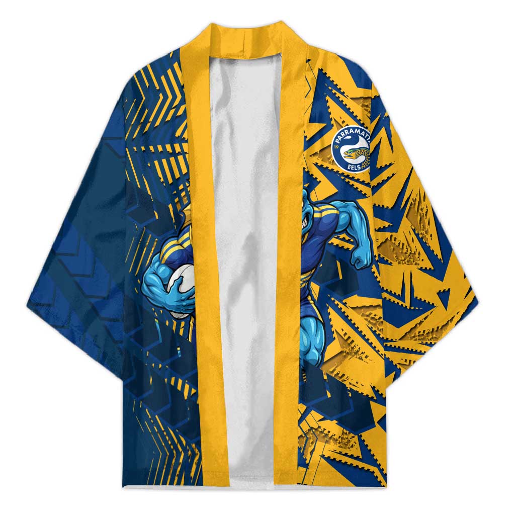 Parramatta Eels Rugby Kimono Fierce Mascot Geometric Tribal Art