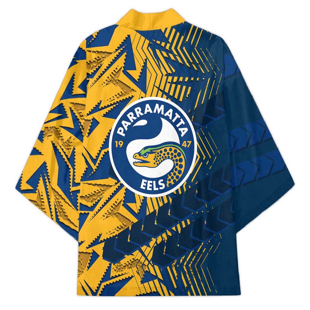 Parramatta Eels Rugby Kimono Fierce Mascot Geometric Tribal Art