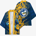 Parramatta Eels Rugby Kimono Fierce Mascot Geometric Tribal Art
