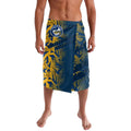 Parramatta Eels Rugby Lavalava Fierce Mascot Geometric Tribal Art