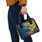 Parramatta Eels Rugby Shoulder Handbag Fierce Mascot Geometric Tribal Art
