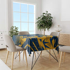 Parramatta Eels Rugby Tablecloth Fierce Mascot Geometric Tribal Art