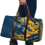 Parramatta Eels Rugby Travel Bag Fierce Mascot Geometric Tribal Art
