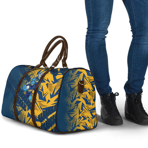 Parramatta Eels Rugby Travel Bag Fierce Mascot Geometric Tribal Art