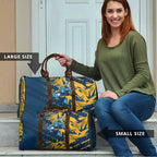 Parramatta Eels Rugby Travel Bag Fierce Mascot Geometric Tribal Art