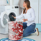 St George Illawarra Dragons Rugby Laundry Basket Fierce Mascot Geometric Tribal Art