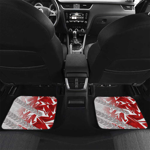 St George Illawarra Dragons Rugby Car Mats Fierce Mascot Geometric Tribal Art